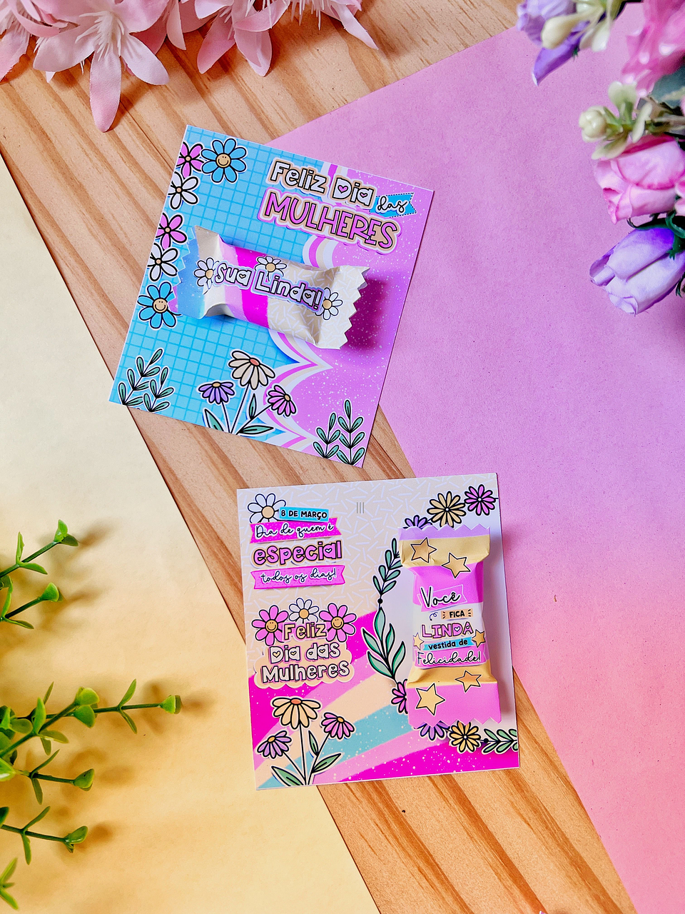 Kit Digital Dia das Mulheres Completo em Png  7