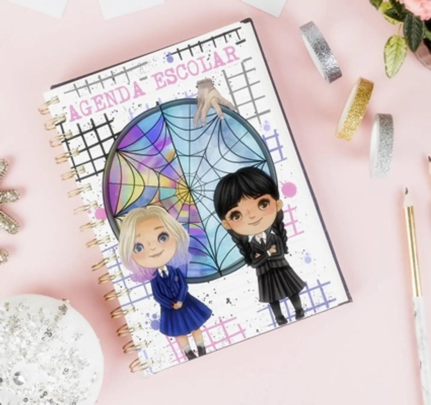 13 Artes para Capa Agendas Voltas as Aulas em CorelDraw 1