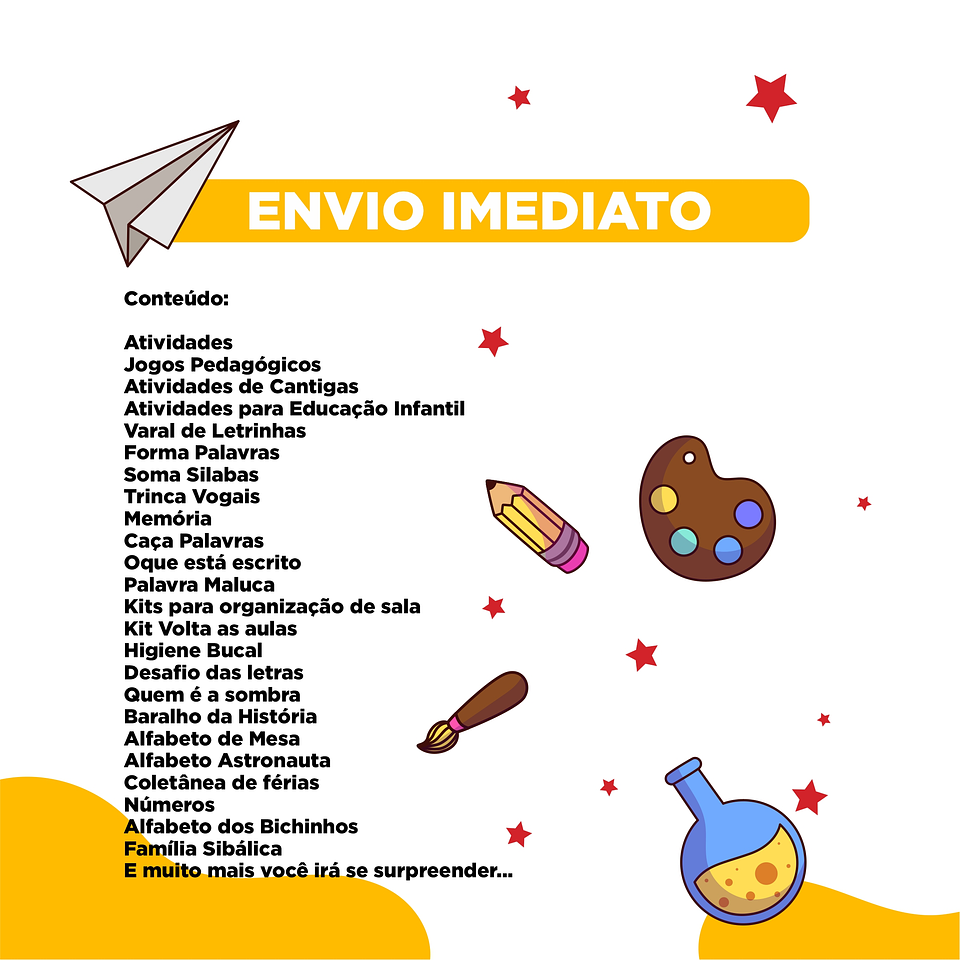 Recursos Pedagógicos Atividades Escolares - Arquivos Prontos  2