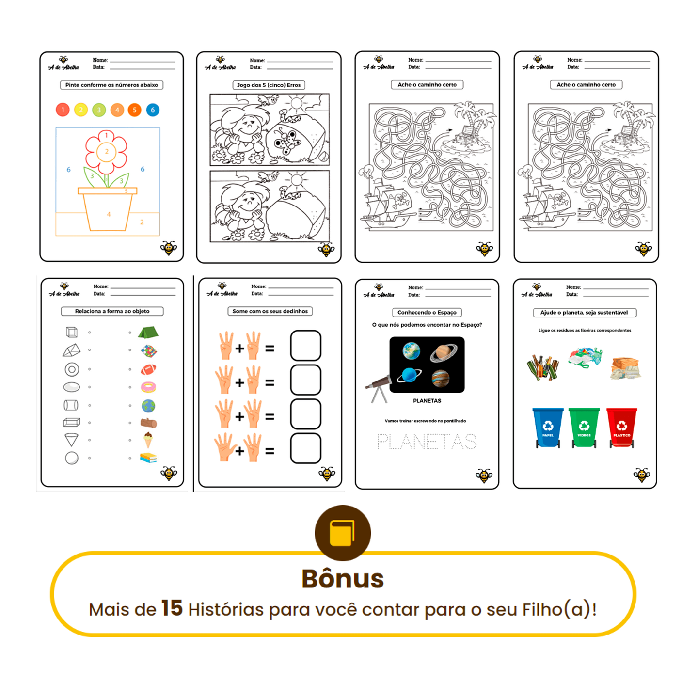 Recursos Pedagógicos Atividades Escolares - Arquivos Prontos  4