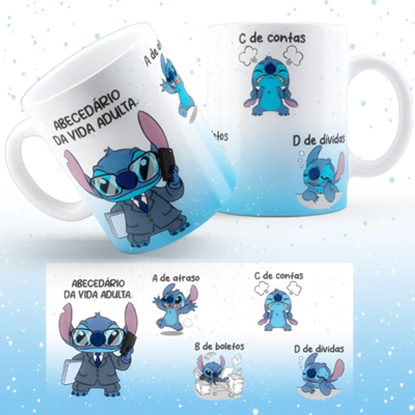 Artes para Caneca Frases Animadas Personagens em Jpg 11