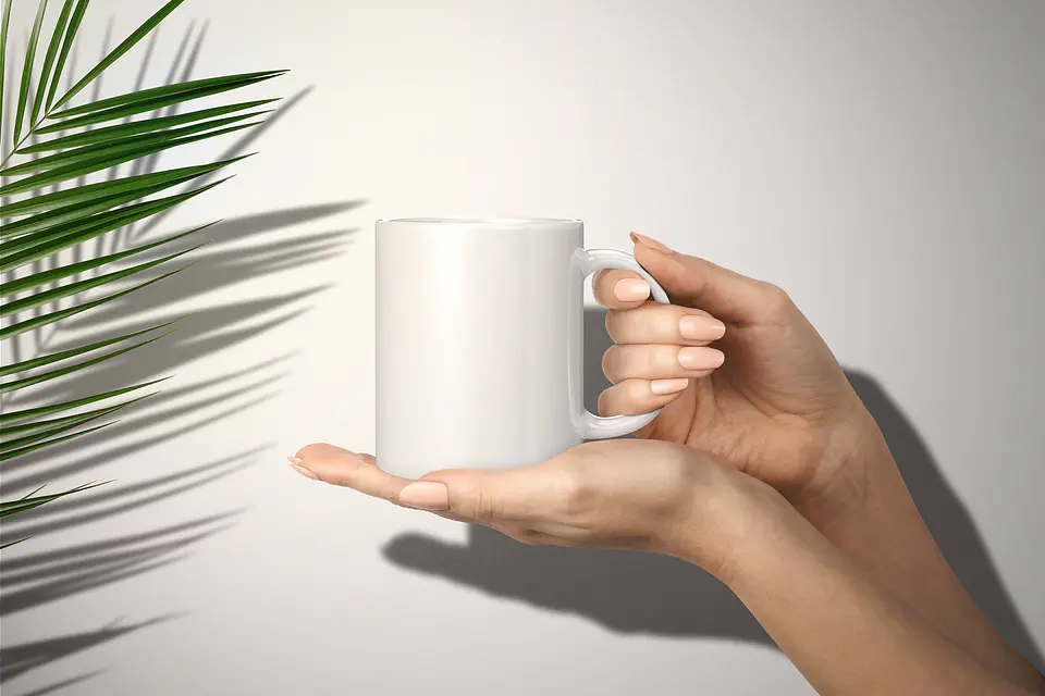 Mockup para Caneca Modelo 1 em Photoshop 2