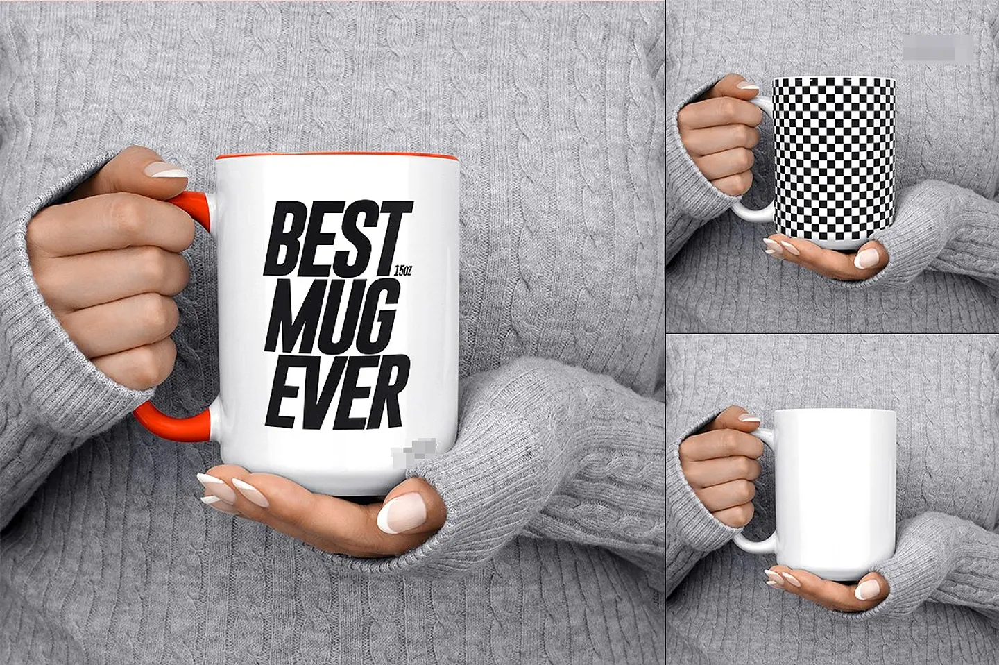 Mockup para Caneca Modelo 3 em Photoshop  1