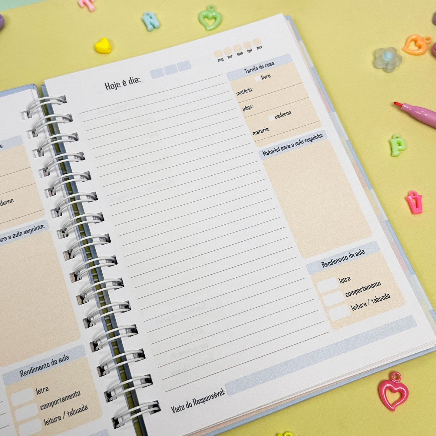 Coleção Agenda Bichinhos Volta as aulas 2023 em Pdf   11