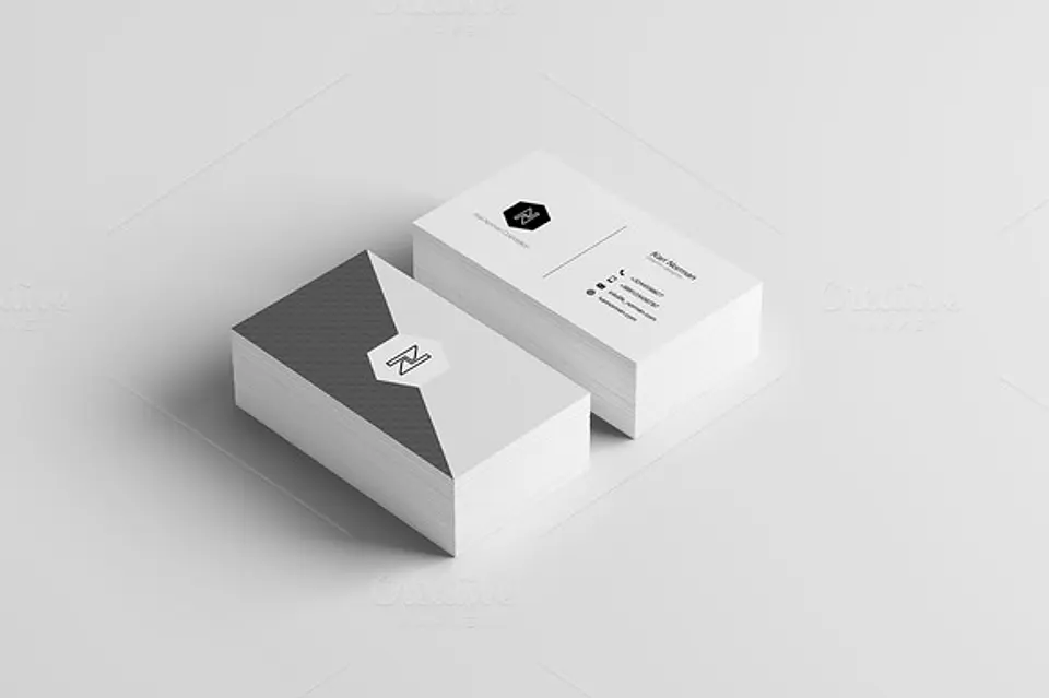 Mockup para Cartão de Visita Modelo 7 em Photoshop  4