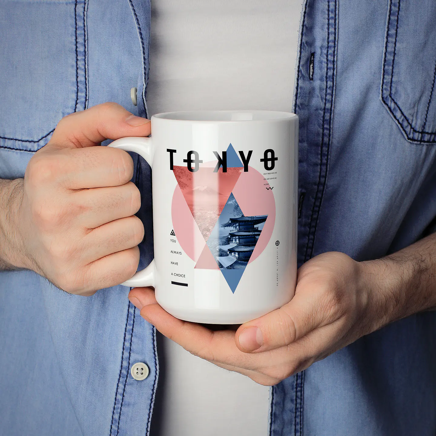 Mockup para Caneca Modelo 2 em Photoshop  3