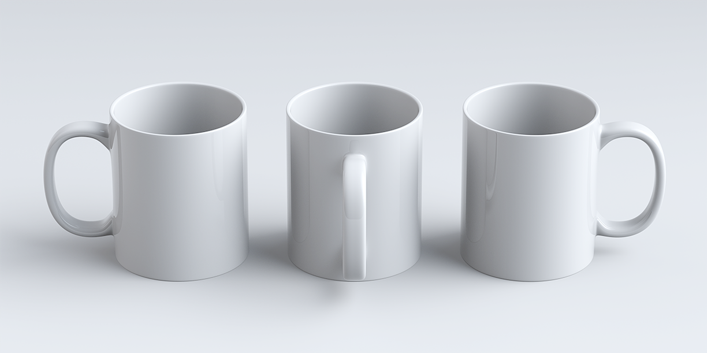 Mockup para Caneca Modelo 5 em Photoshop 5