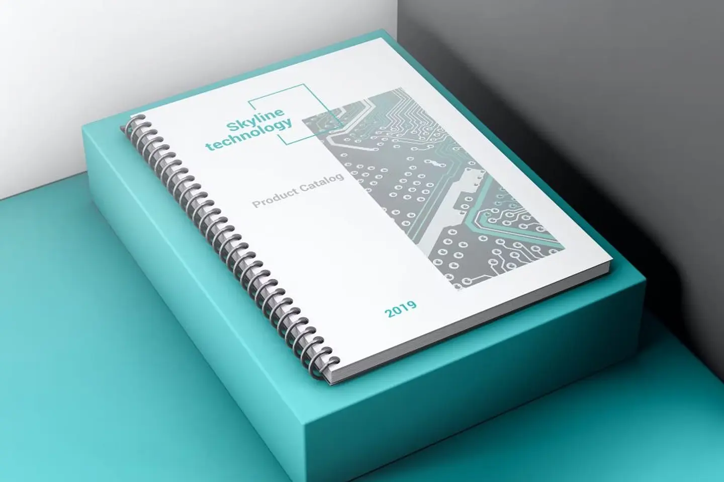Mockup para Agenda Bloquinho Modelo 6 em Photoshop 5