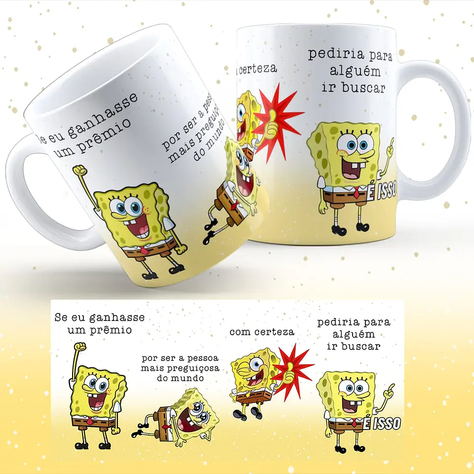 Artes para Caneca Frases Engraçadas Personagens em Jpg  10