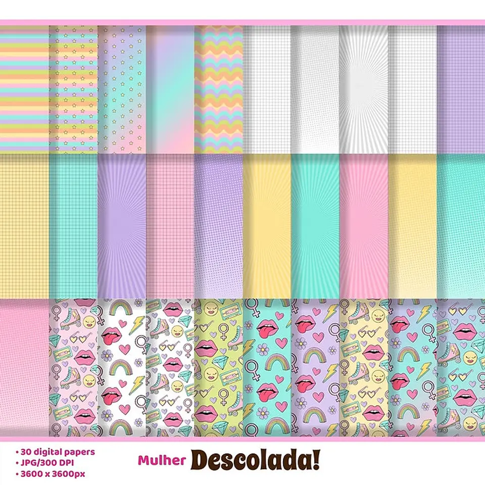 Combo Mulher Descolada Dia da Mulher Completo 3