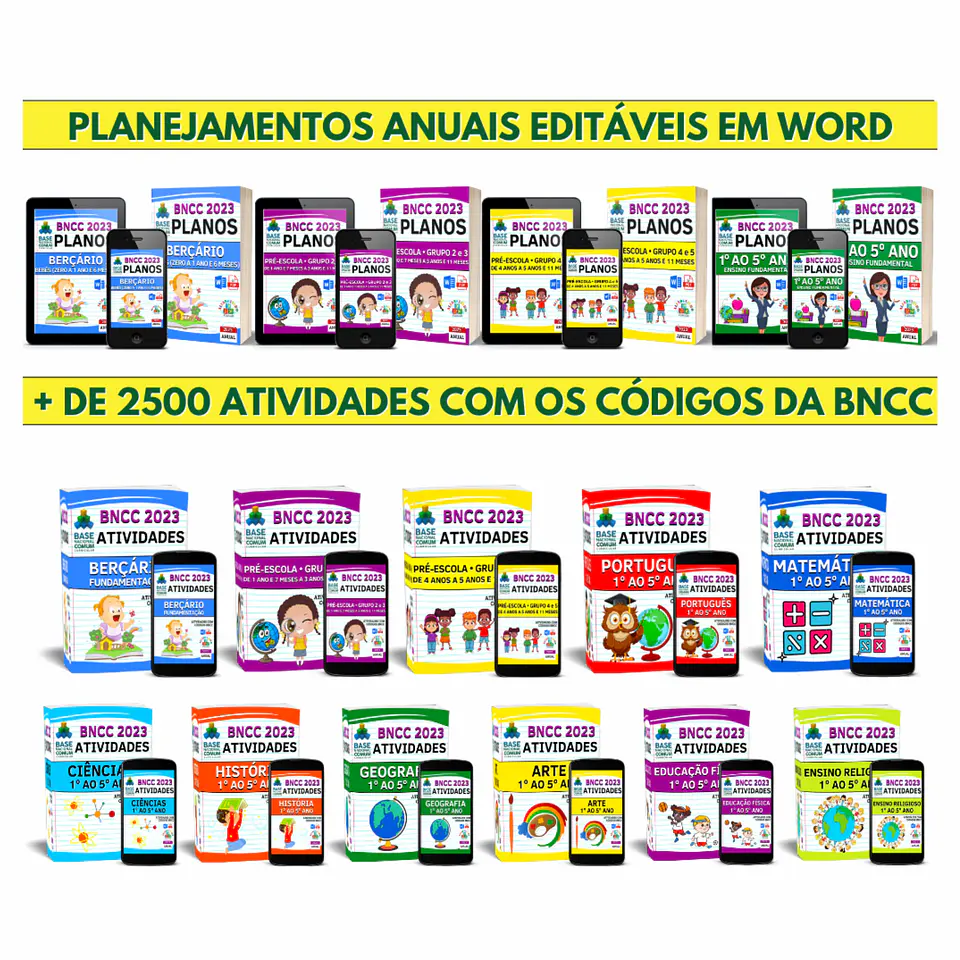Planos de Aulas Planejamento Educação Infantil 2023 BNCC 3