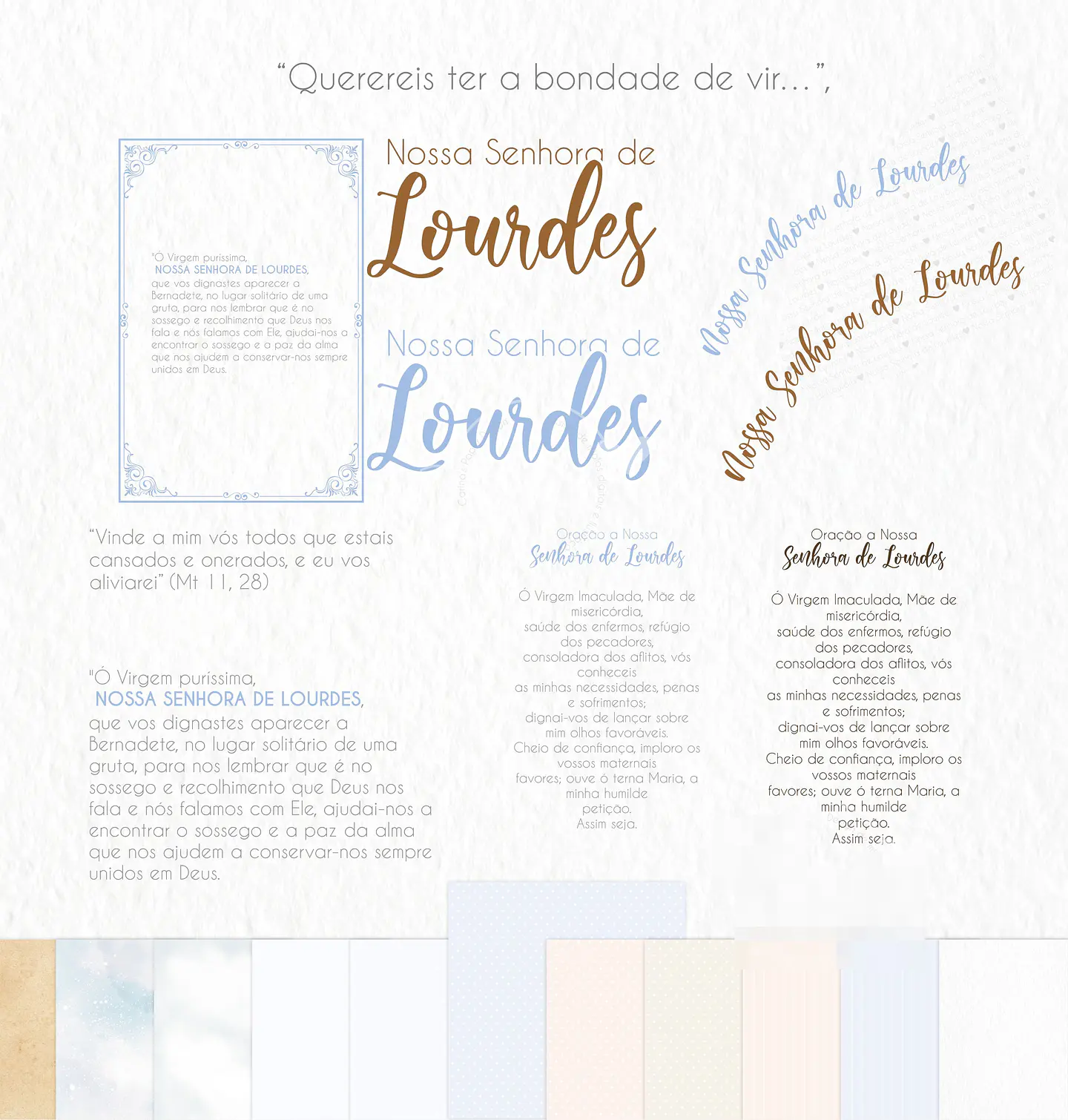Kit Digital Santinhos Aquarelados V2 em Png  5