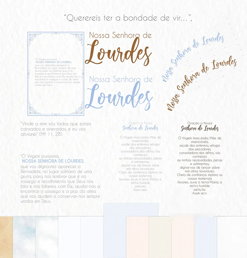 Kit Digital Santinhos Aquarelados V2 em Png  5