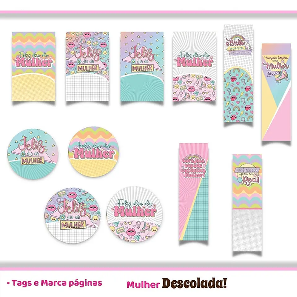 Combo Mulher Descolada Dia da Mulher Completo 7