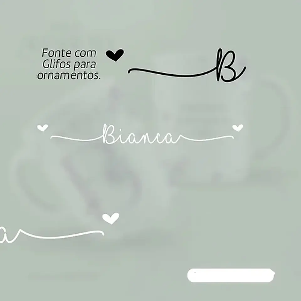 26 Arte para Caneca Alfabeto Mulheres Flores em Jpg 6