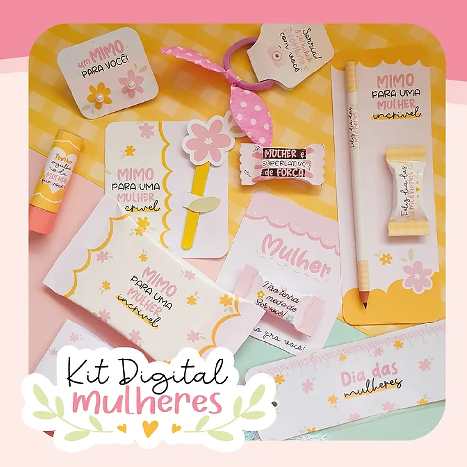 Kit Digital Mimos Dia das Mulheres em Jpg 2