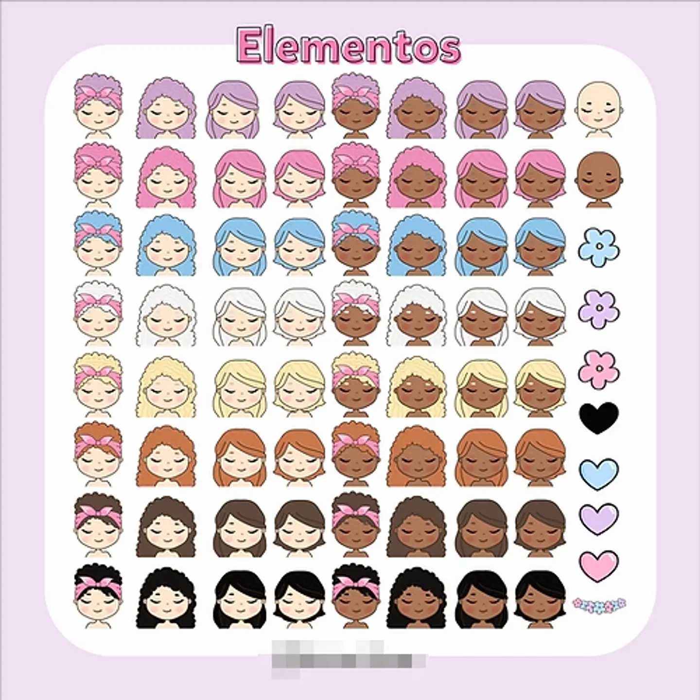 Kit Digital Dia das Mulheres Mimos em Png 2