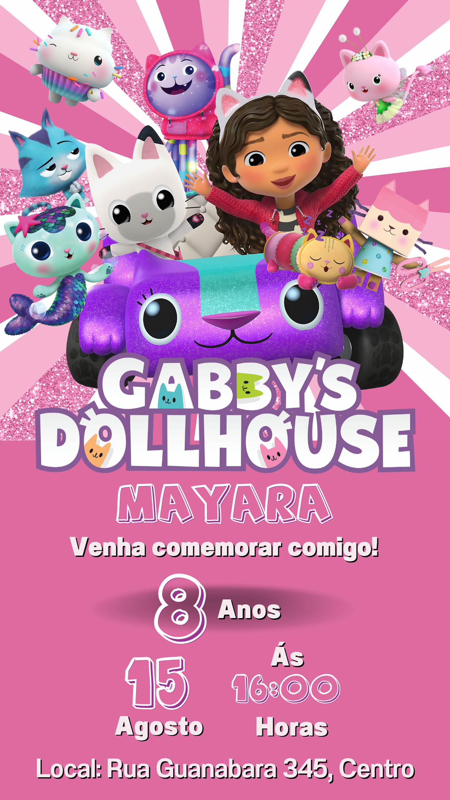 Pack Canva Convites Digitais Templates Editáveis 20 Artes 4