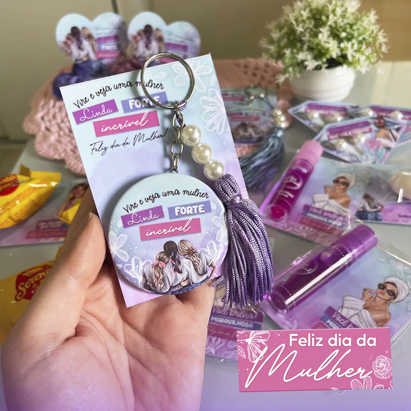Kit Digital Dia das Mulheres Mimos Modelo 2 em Png  6