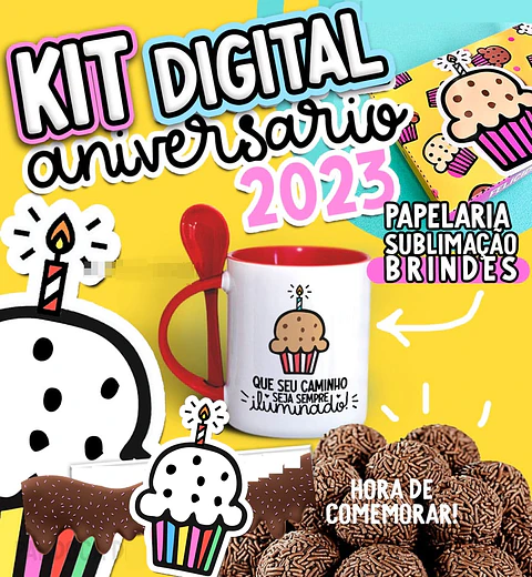 Kit Digital Aniversário 2023 