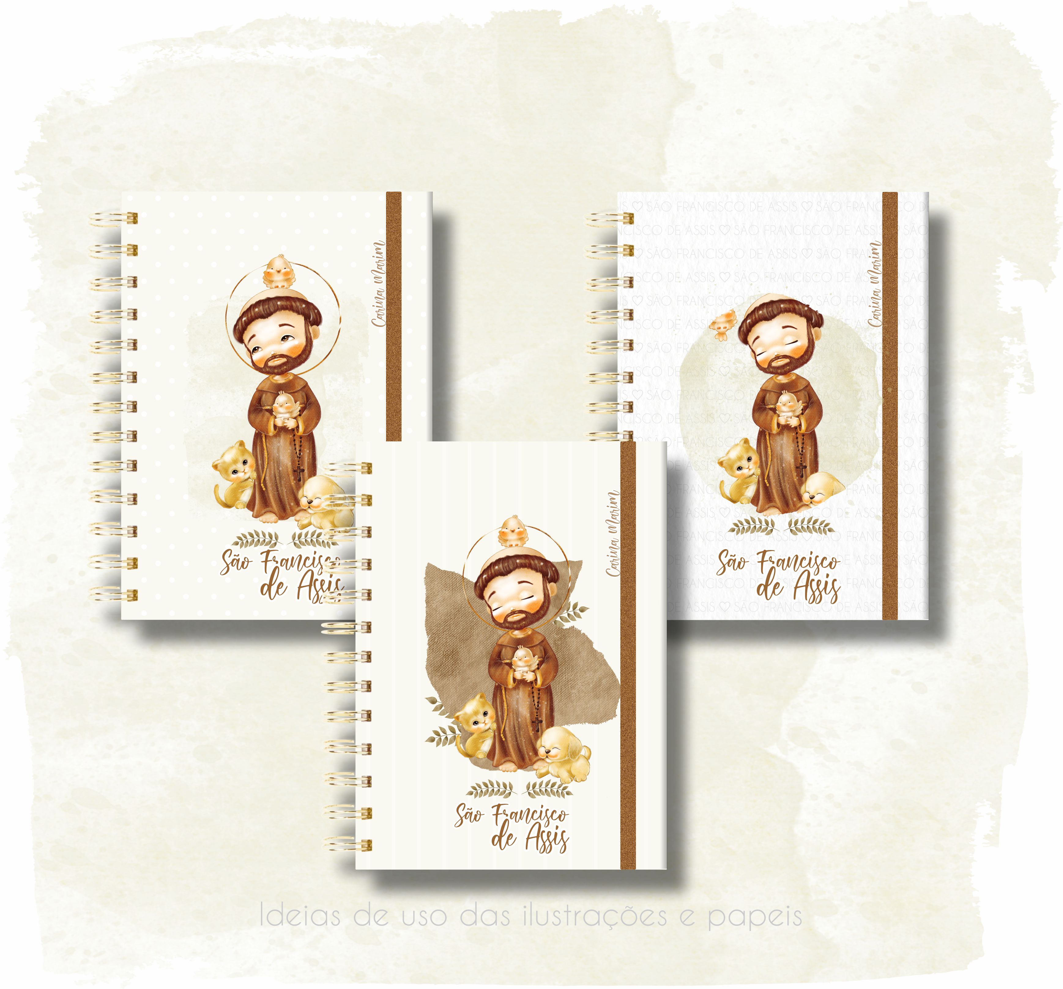 Kit Digital Santinhos Aquarelados V2 em Png  20
