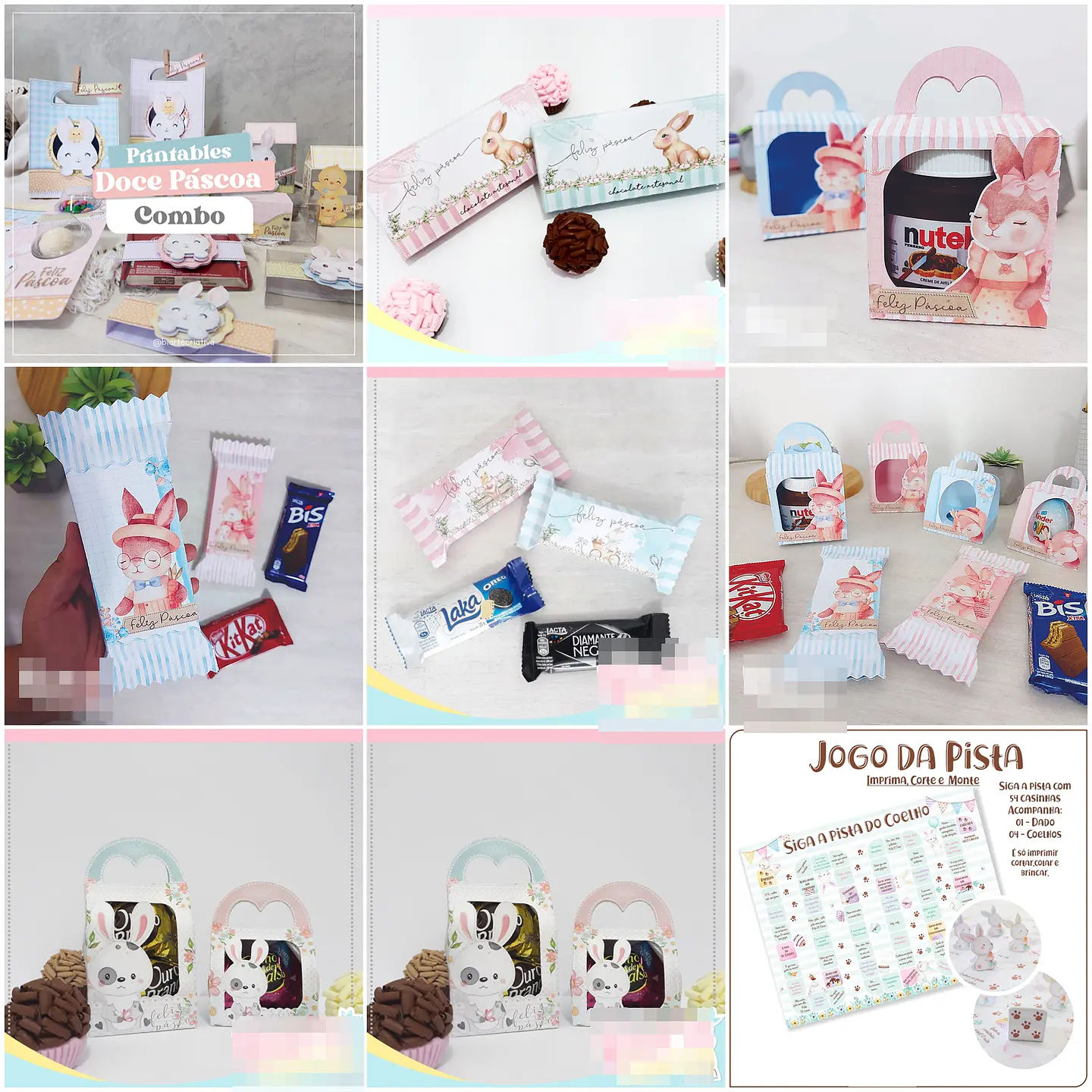 Arquivo de Corte Pascoa Criativa em Pdf 1