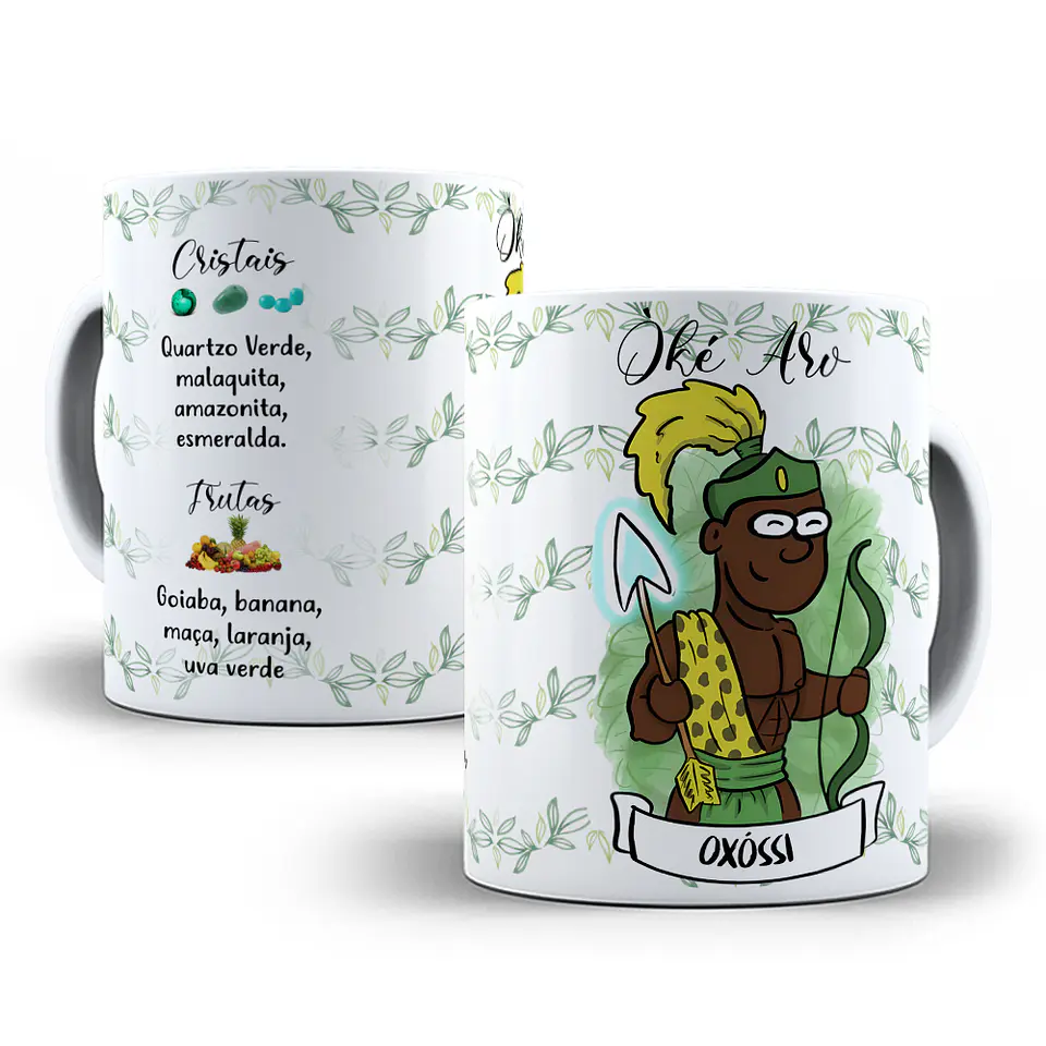 24 Artes Caneca e Camisa Orixás Editável em Corel Draw 3