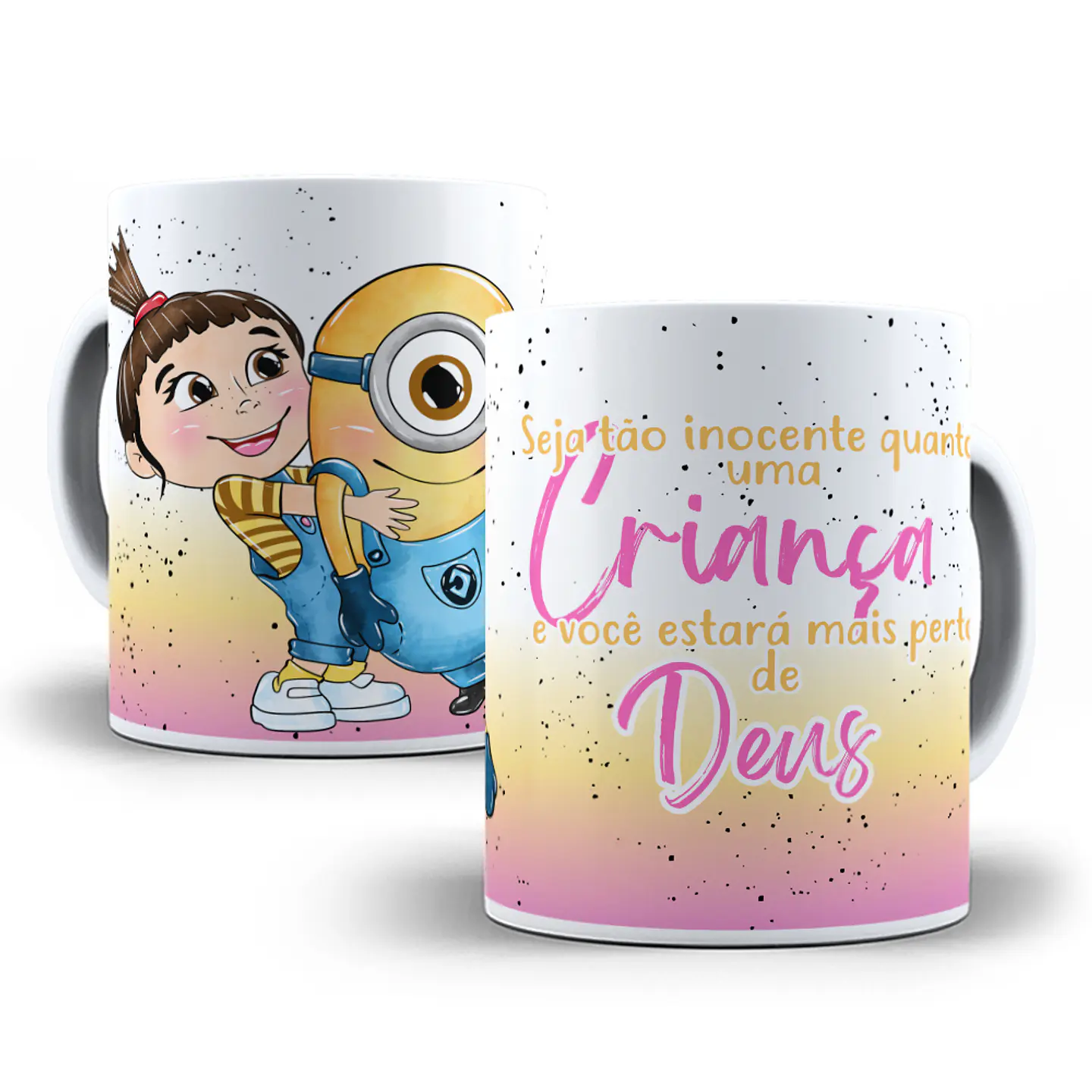 7 Artes Caneca Minions Editável em Corel Draw 6