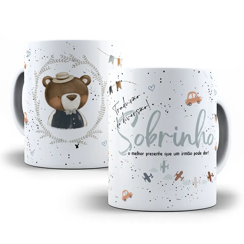 18 Artes Caneca Afeto Editável em Corel Draw 9