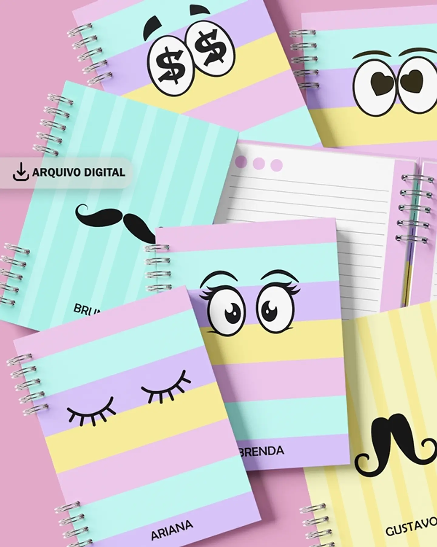 Arquivo Coleção Agendas Carinhas em Pdf  4