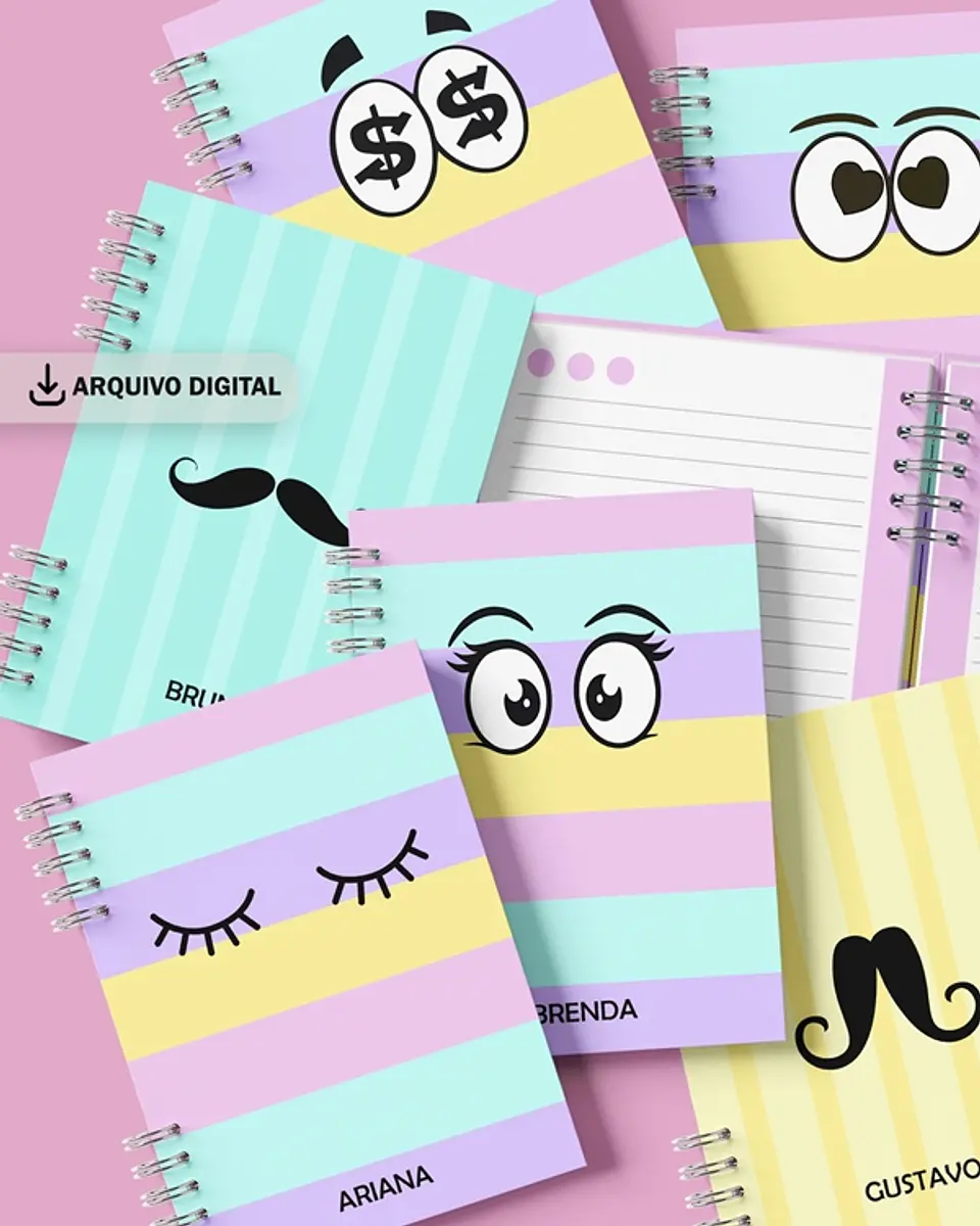 Arquivo Coleção Agendas Carinhas em Pdf  4