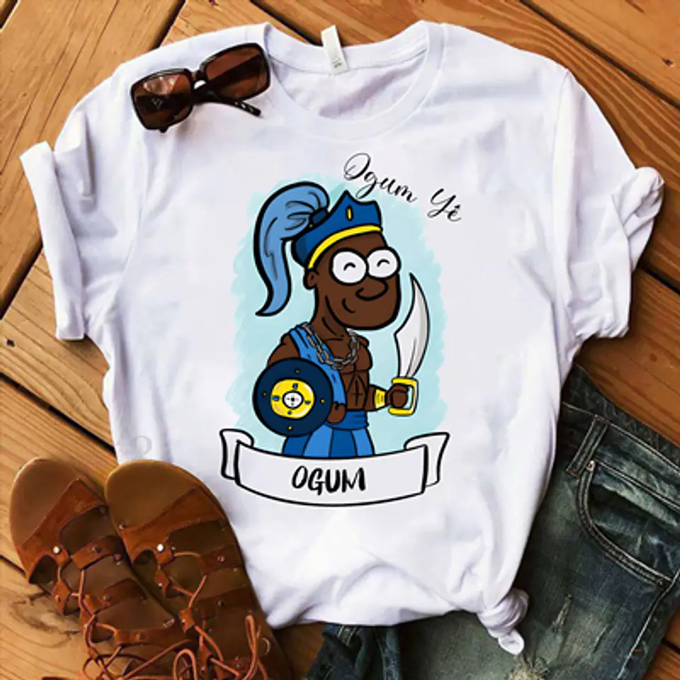 24 Artes Caneca e Camisa Orixás Editável em Corel Draw 8
