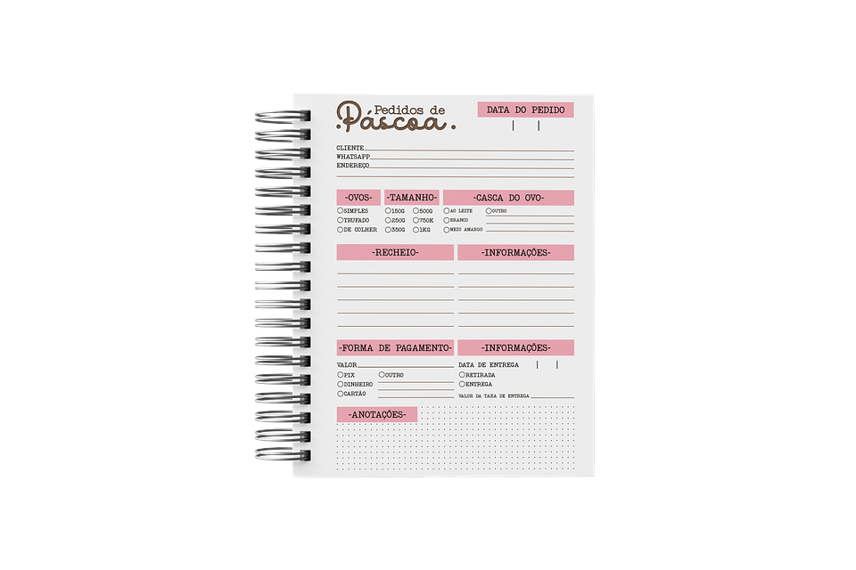Arquivo Caderno de Pedidos Pascoa Delicada em Pdf 3