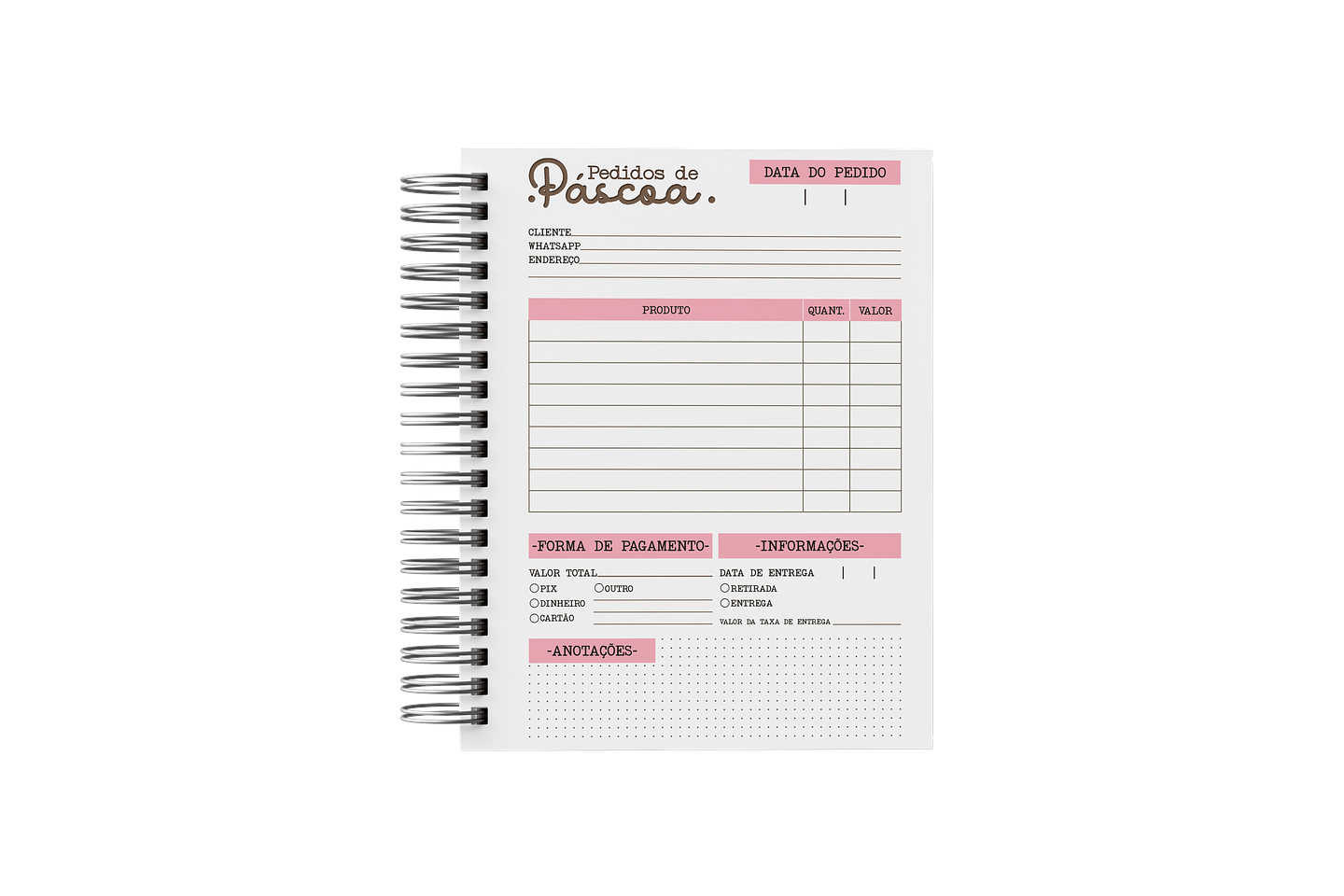 Arquivo Caderno de Pedidos Pascoa Delicada em Pdf 4