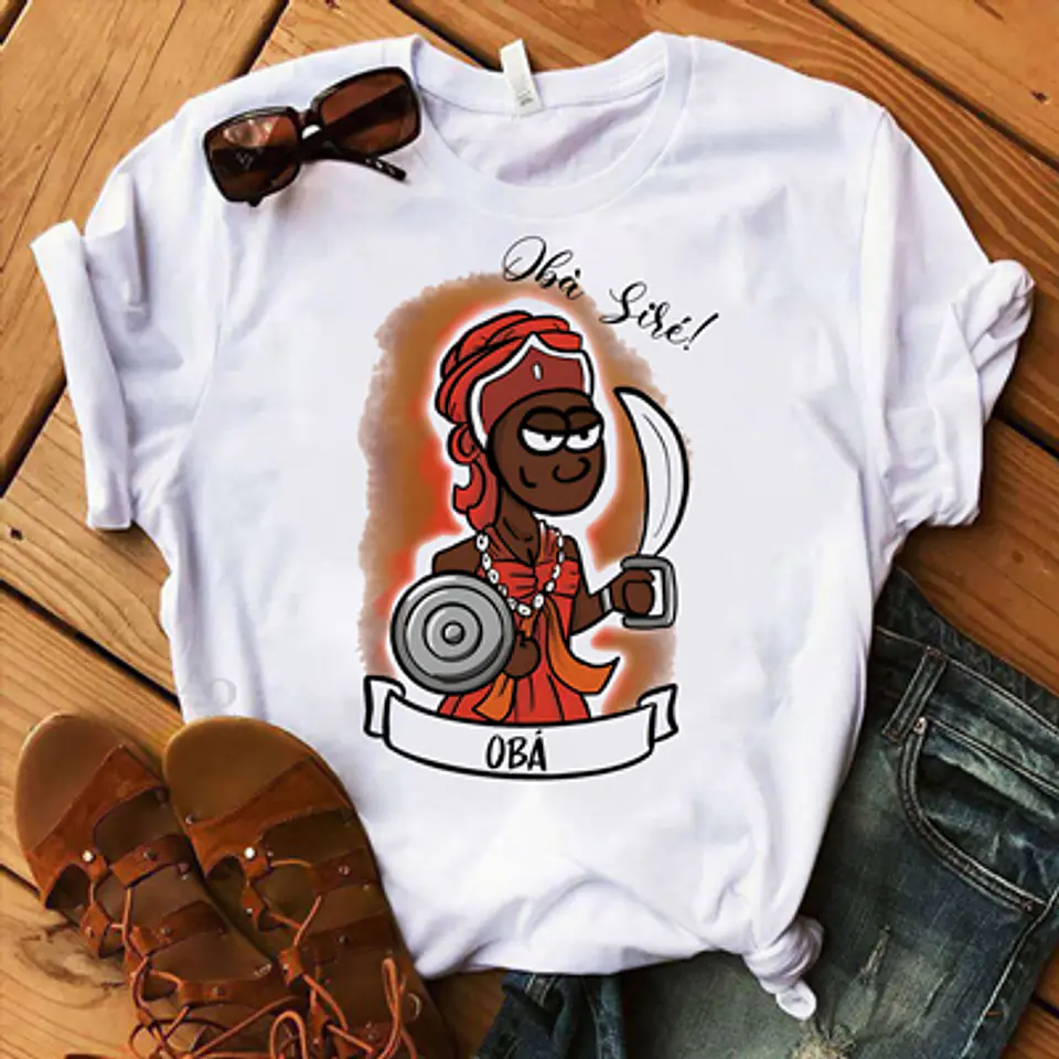 24 Artes Caneca e Camisa Orixás Editável em Corel Draw 10
