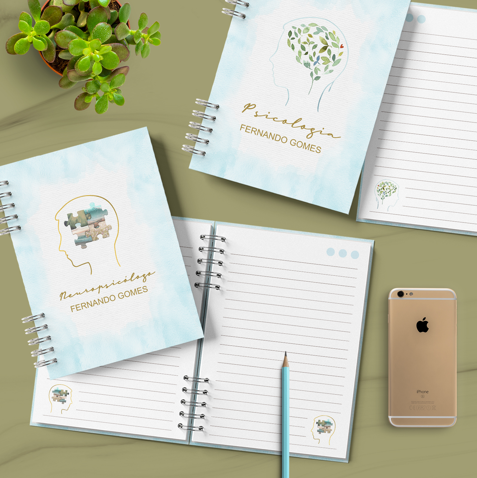 13 Artes para capas Profissões Saúde Mental em Jpg 7