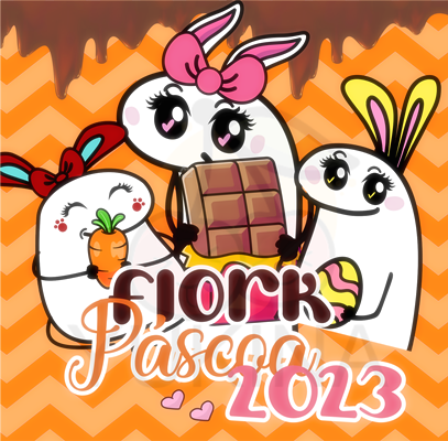Kit Digital Flork Páscoa em Png 