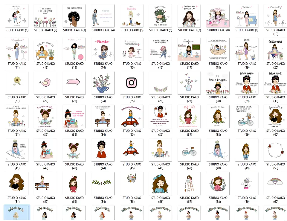 Kit Digital Frases Diversas em Png 1