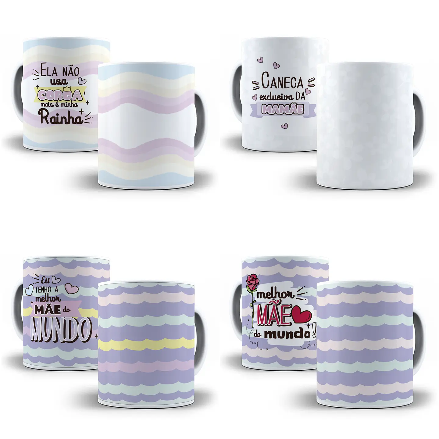 10 Artes para Caneca Dia da Mães Arquivos em Jpg 2