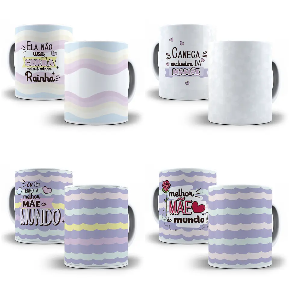 10 Artes para Caneca Dia da Mães Arquivos em Jpg 2