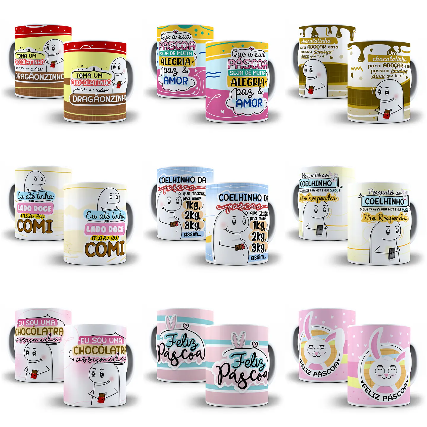 28 Artes para Caneca Páscoa Flork e Outros em Jpg  2
