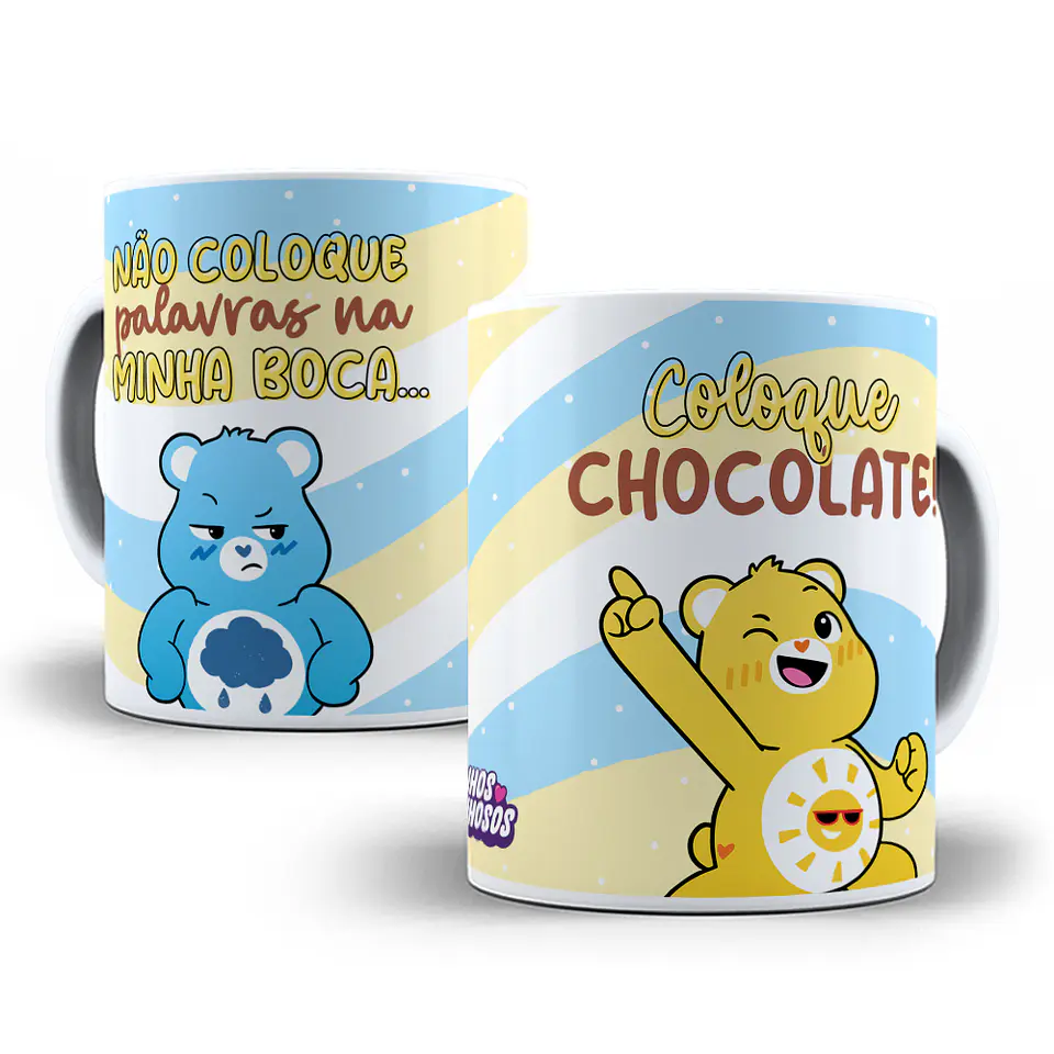 12 Artes para Caneca Páscoa Ursinhos Carinhosos em Jpg  4