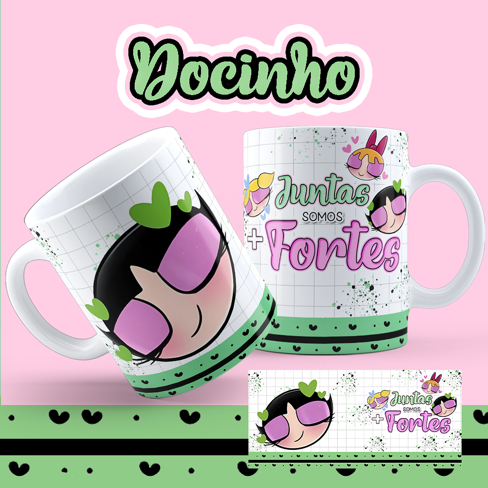 8 Artes para Caneca Meninas Super Poderosas Arquivos em Jpg  8