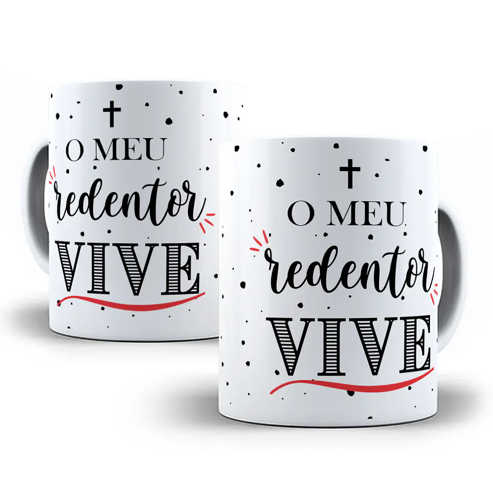 11 Artes para Caneca Ele Vive Pascoa Arquivos em CorelDraw 2