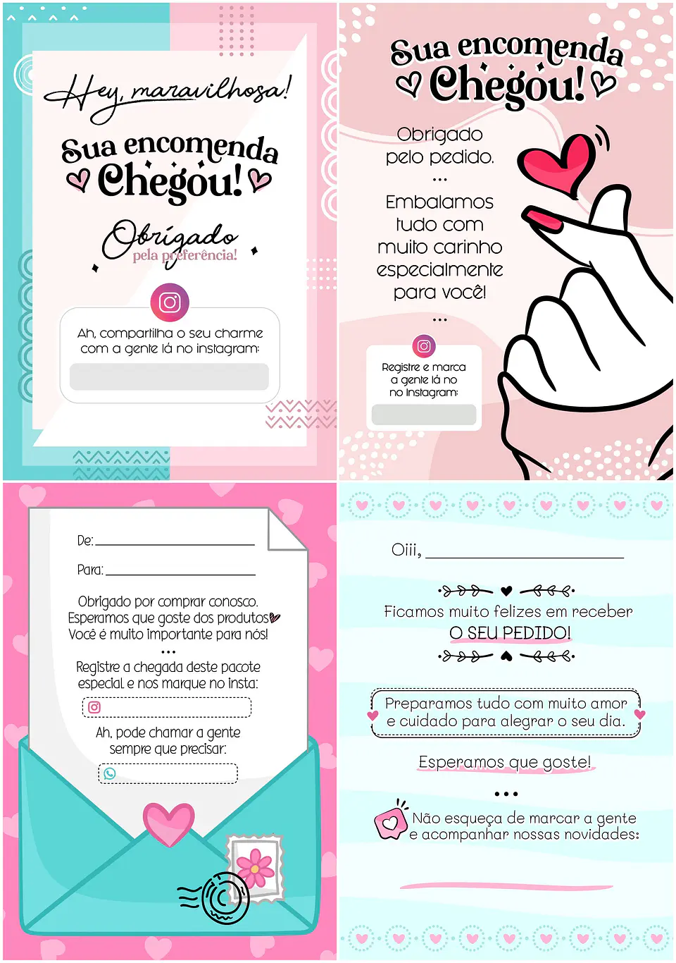 Arquivo para Cartão e Tags Clientes em Jpg 1