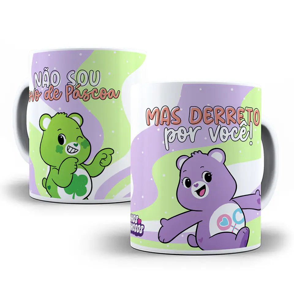 12 Artes para Caneca Páscoa Ursinhos Carinhosos em Jpg  6