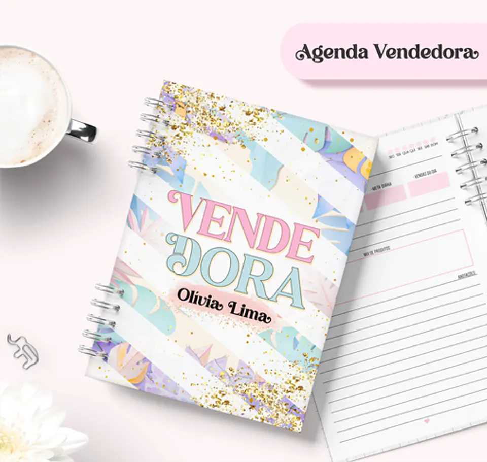 Arquivo Agenda Vendedora Encadernação em Pdf 2