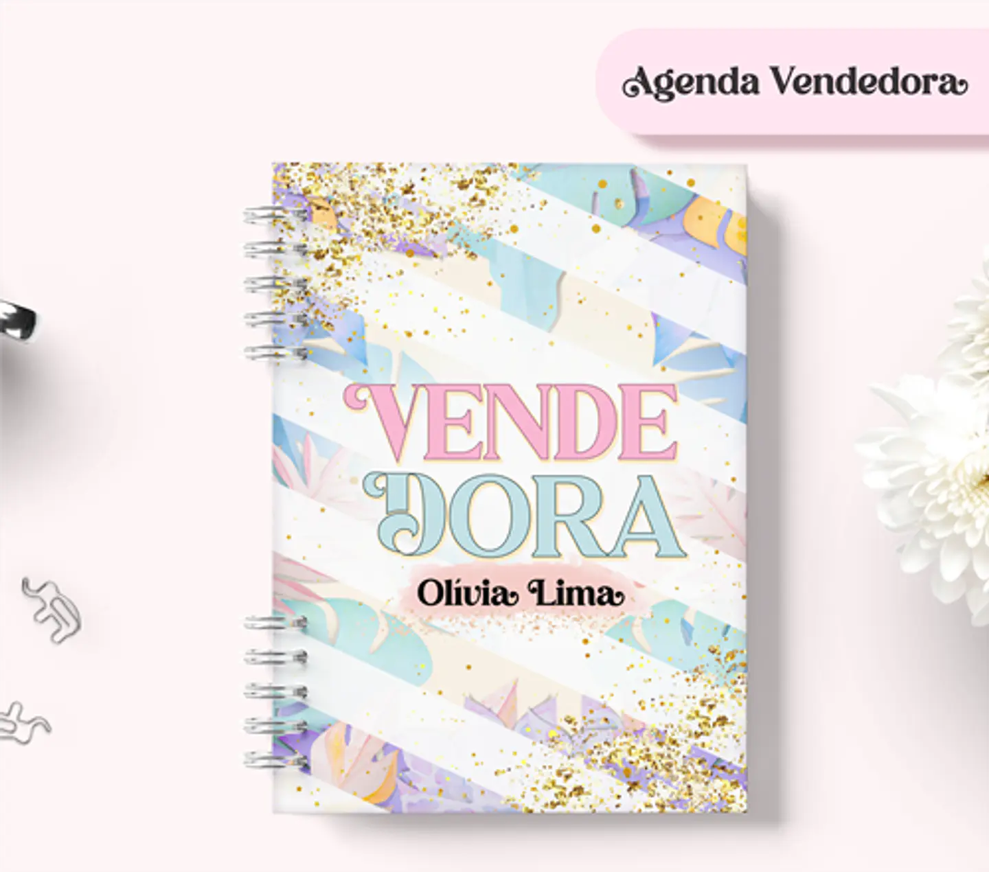 Arquivo Agenda Vendedora Encadernação em Pdf 4
