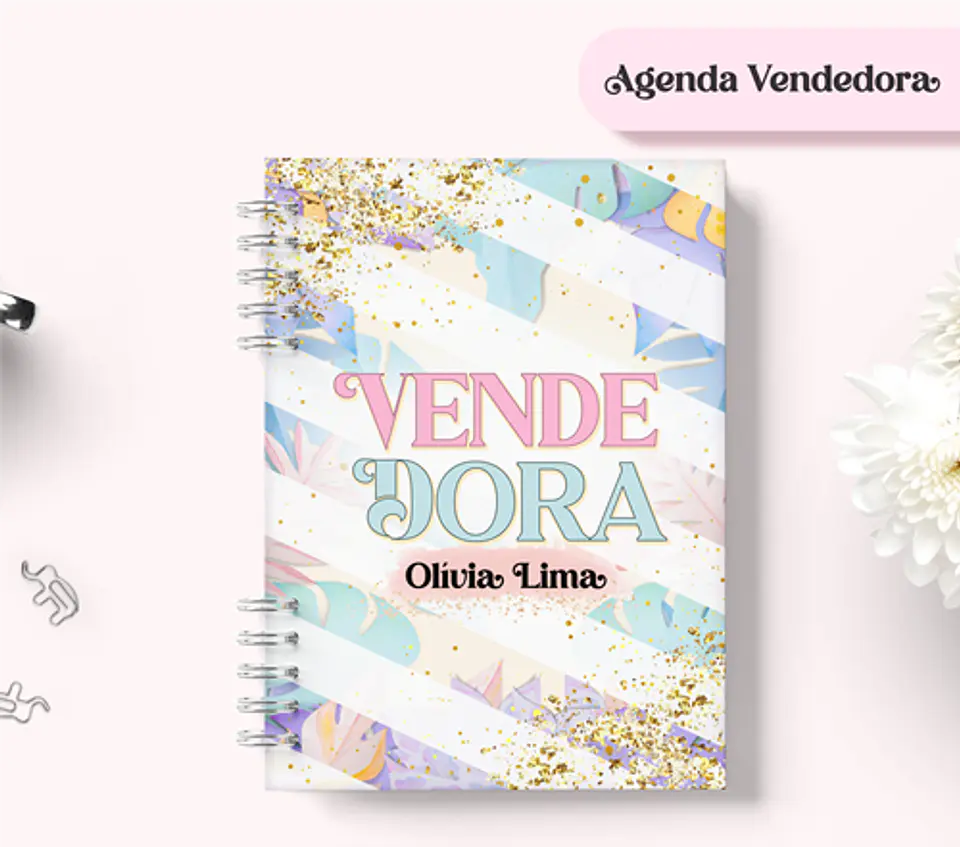 Arquivo Agenda Vendedora Encadernação em Pdf 4