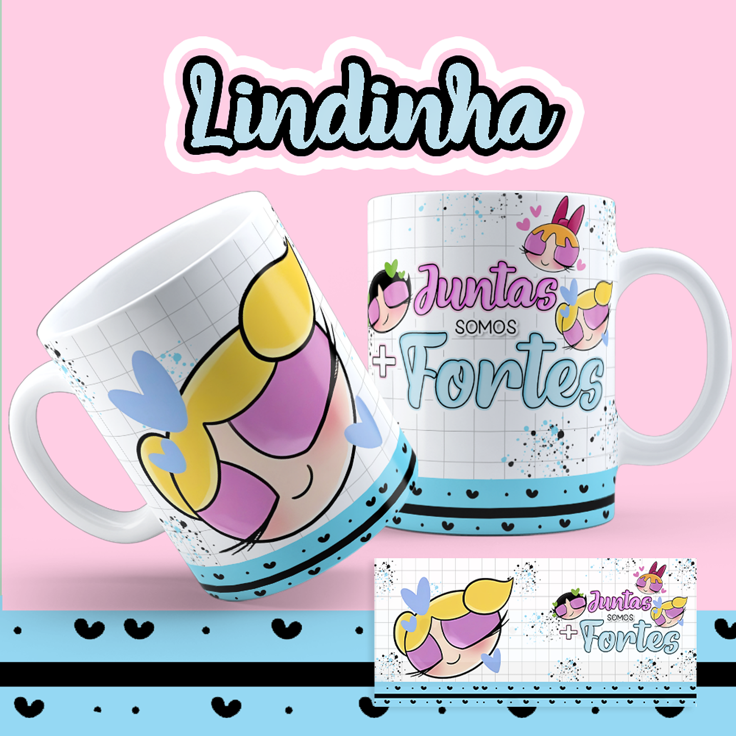 8 Artes para Caneca Meninas Super Poderosas Arquivos em Jpg  10